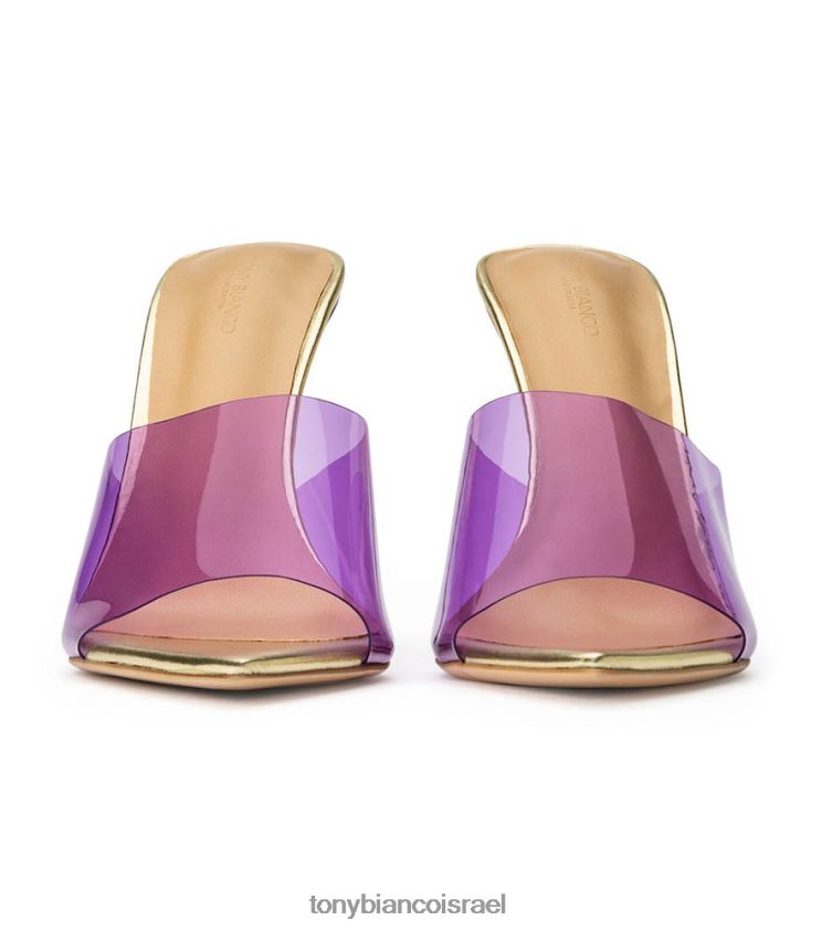 נעלי עקב | נשים ויניליט סגול/זהב Tony Bianco עקבי mylo 8BNR8T206